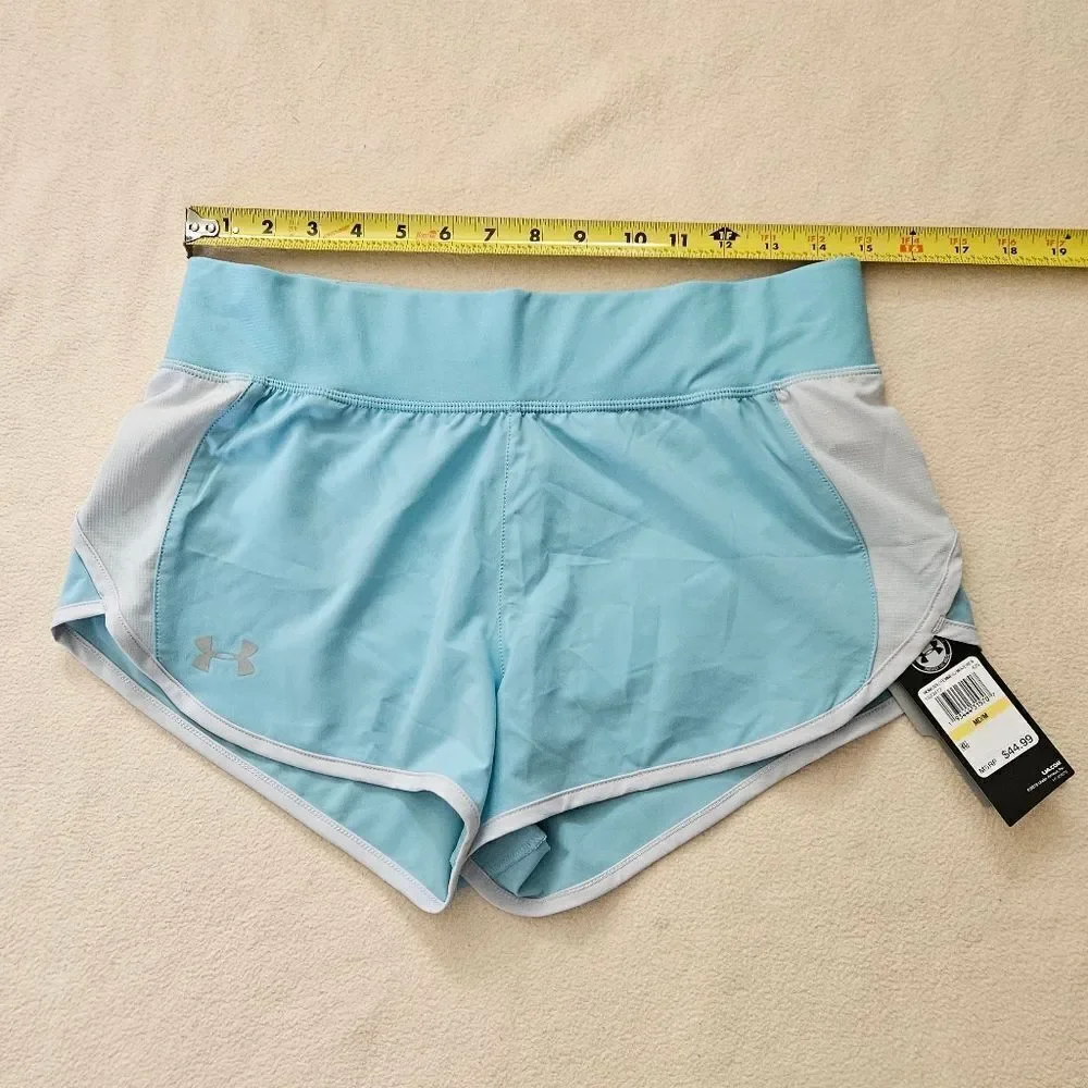 Under Armour Blue Fitted Speedpocket Running Shorts